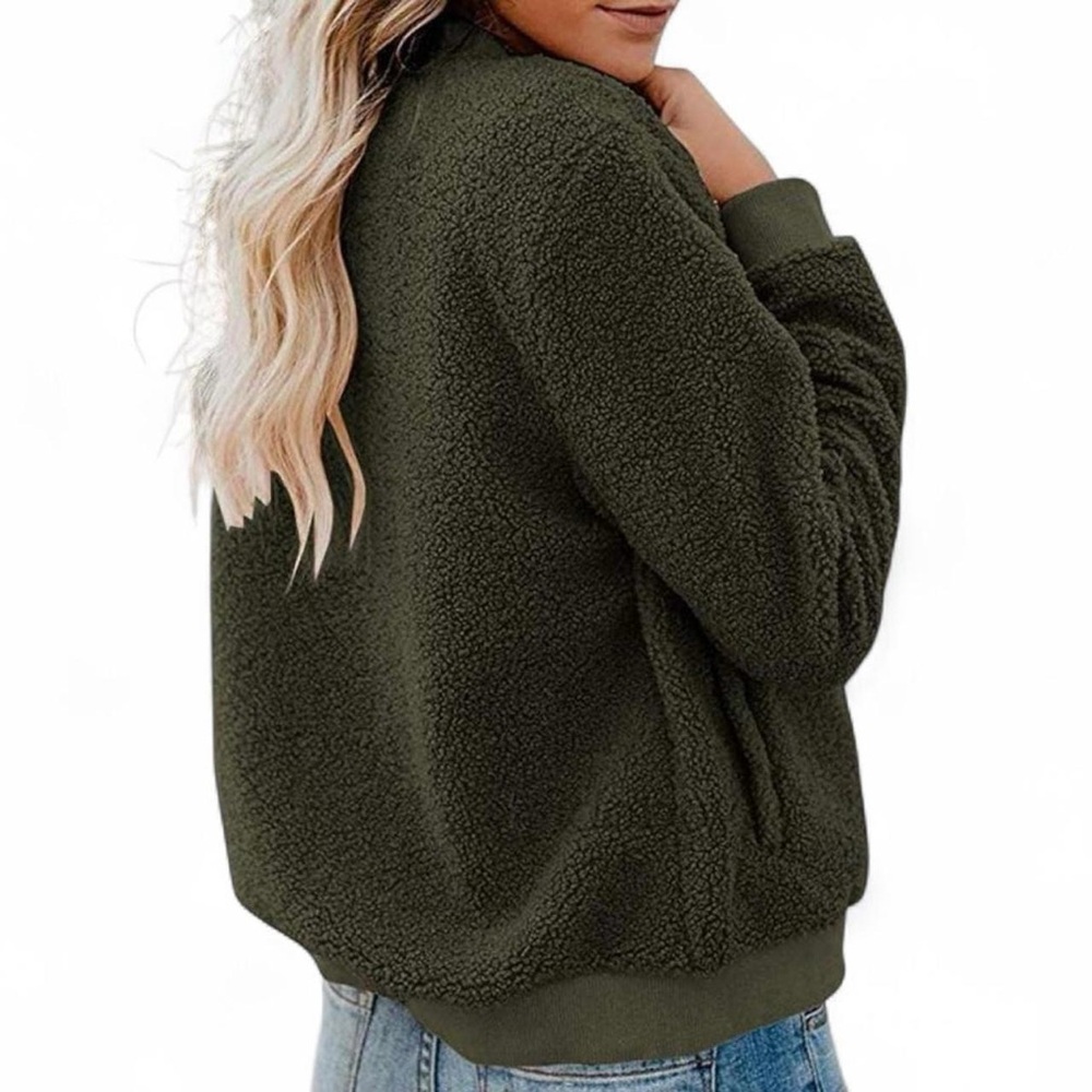 Green Bomber Jacket - Picture 3 of 6
